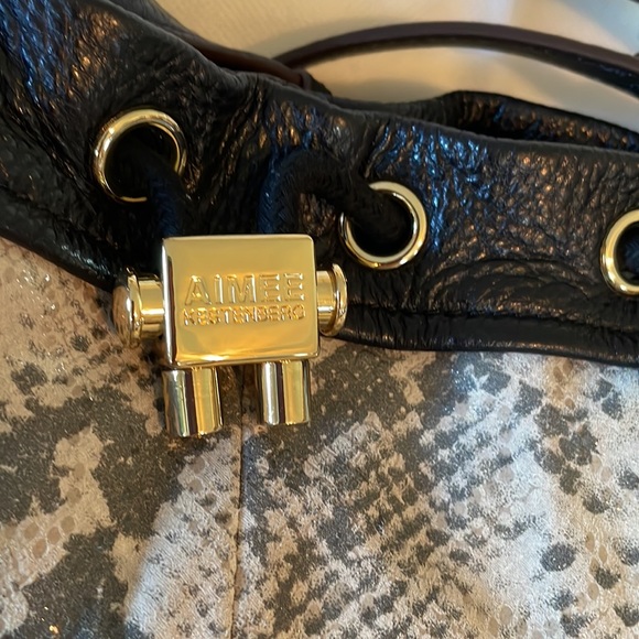 Brand new Aimee Kestenberg Mini Pebble Leather Drawstring Purse (Sasha) - Picture 4 of 16